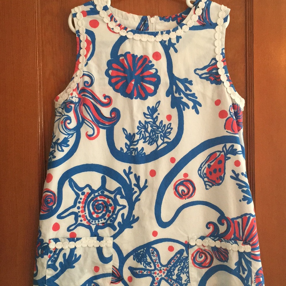 RARE Lilly Pulitzer Scales and Tails Dress Size 12